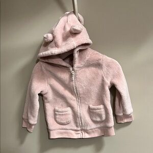 Carter's Light Pink Fleece Hoodie